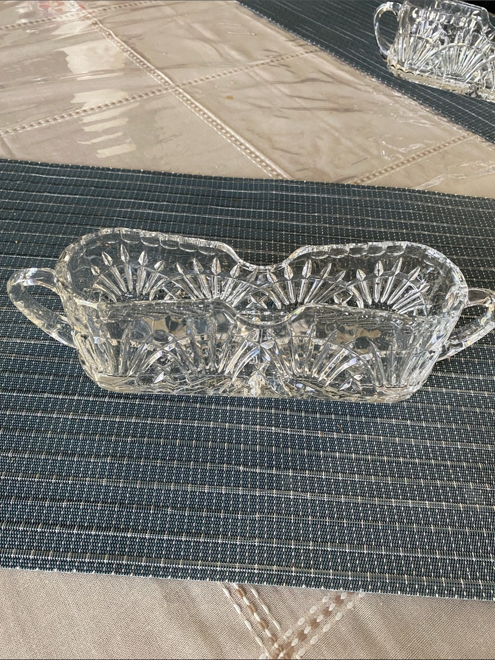 Shannon-Godinger Cut Lead Cristal Silverware Holder/Caddy.